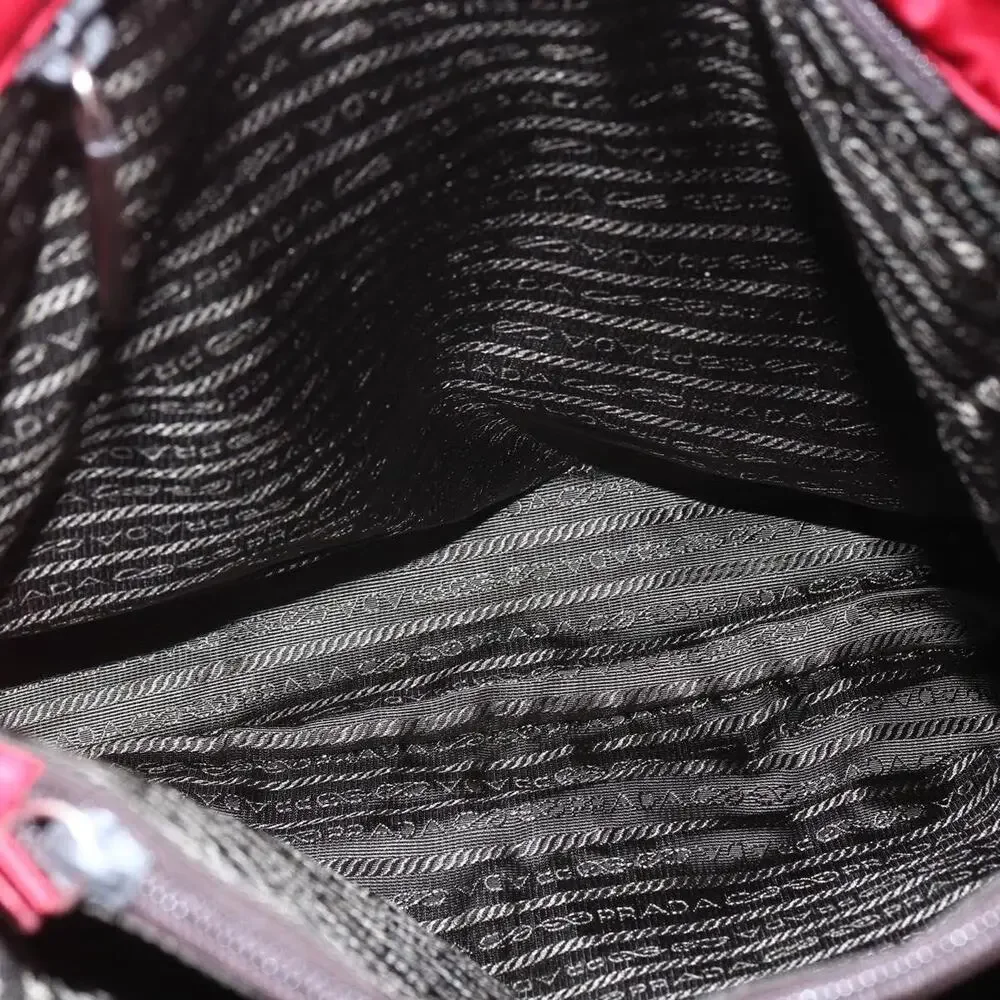 Prada Nylon Tote Bag Red